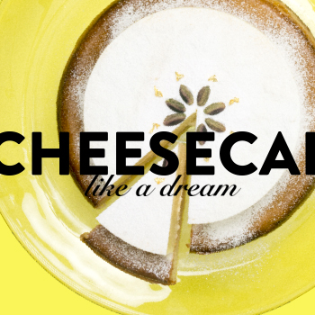 [and recipe] web magazine 11 「夢のようなチーズケーキ」